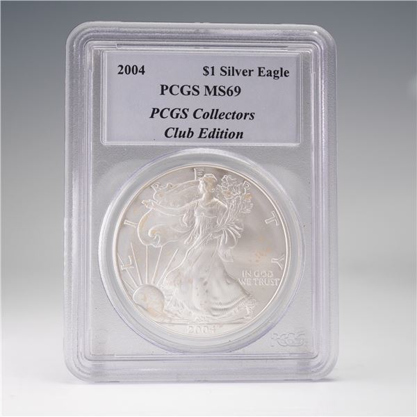 2004 American Silver Eagle PCGS MS69