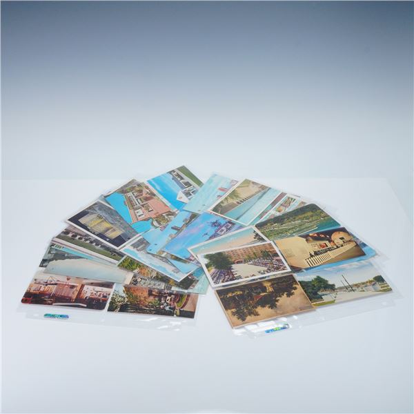 36pc Postcard Collection, Famous Landmarks, Stadiums, & More