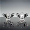 Image 2 : 2pc Mikasa Crystal Bowls, Zinnia