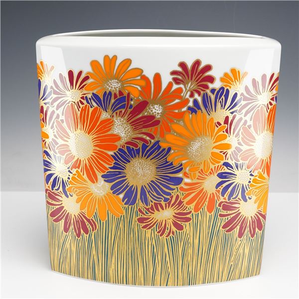 Rosenthal Studio-Line Porcelain Vase, Floral Pattern