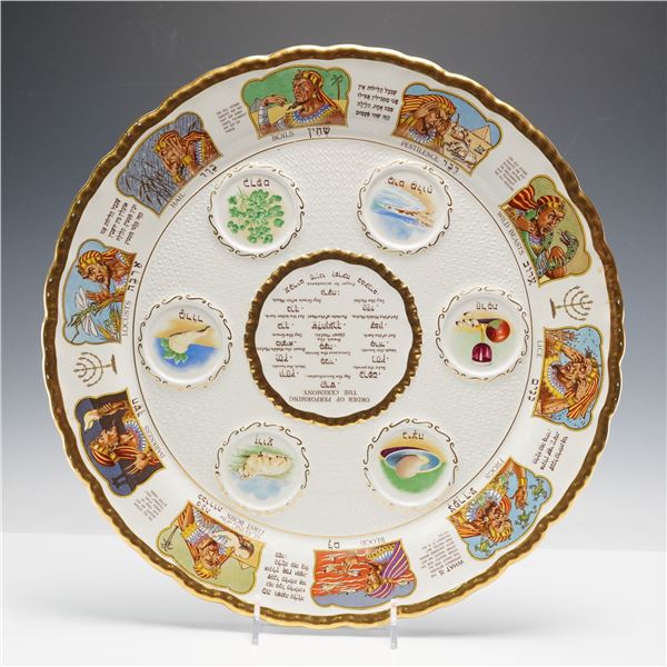 Royal Cauldon Judaica Seder Plate