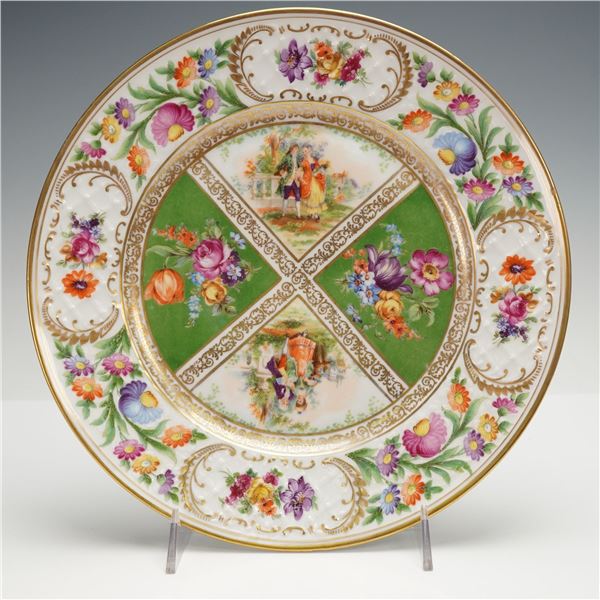 Schumann Dresden Porcelain Cabinet Plate