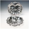 Image 1 : 2pc Poole Silverplate Shell Form Serving Bowls, Old English
