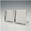 Image 1 : 2pc Ercuis Square Mini Silver Plated Trays