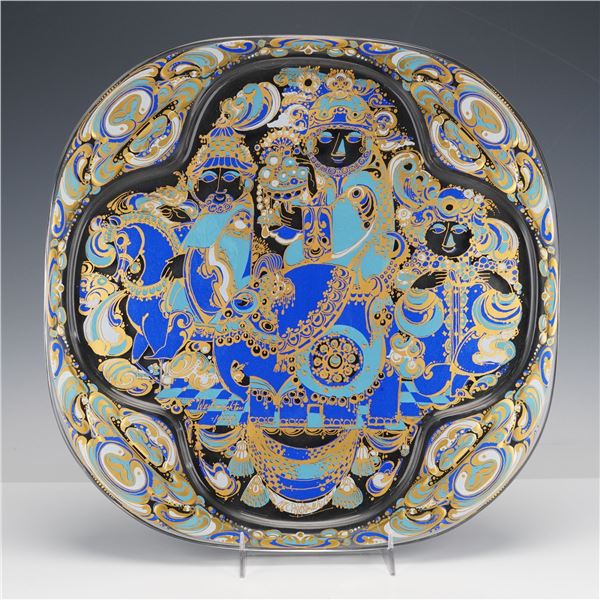 Rosenthal Studio Line by Bjorn Wiinblad Christmas Series Glass Wall Plate