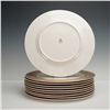 Image 2 : 10pc Pickard Gilded Charger Plates, Metropolitan