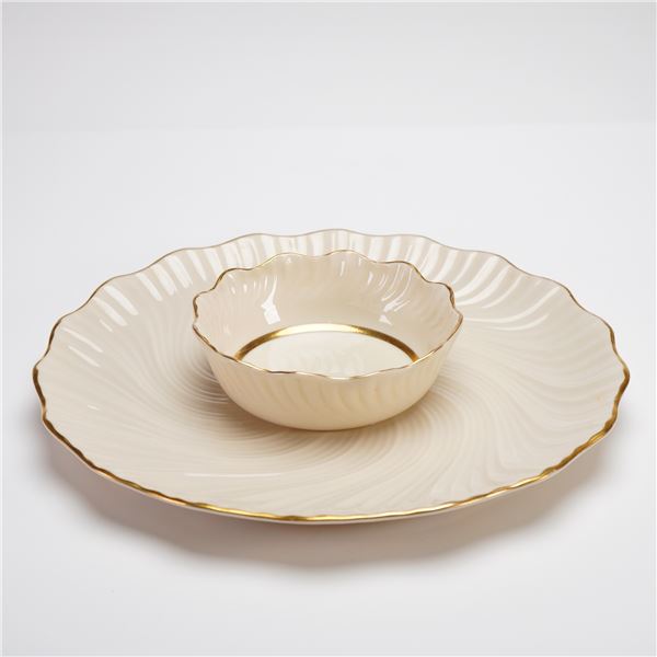 Lenox Porcelain Chip and Dip, Richmond Collection
