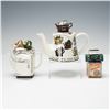Image 1 : 3pc Paul Cardew Teapot, Creamer and Sugar Set, Tea for Two Collector's Ed.