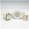 Image 3 : 3pc Paul Cardew Teapot, Creamer and Sugar Set, Tea for Two Collector's Ed.