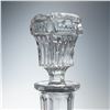 Image 4 : Cut Crystal Thumbprint and Panel Decanter with Stopper