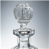 Image 5 : Pressed Cut Glass Floral Decanter with Stopper