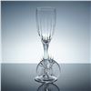 Image 4 : 6pc Rogaska Crystal Fluted Champagne Glasses, Soho