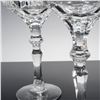 Image 3 : 8pc Clear Cut Crystal Cocktail Coupe Glasses