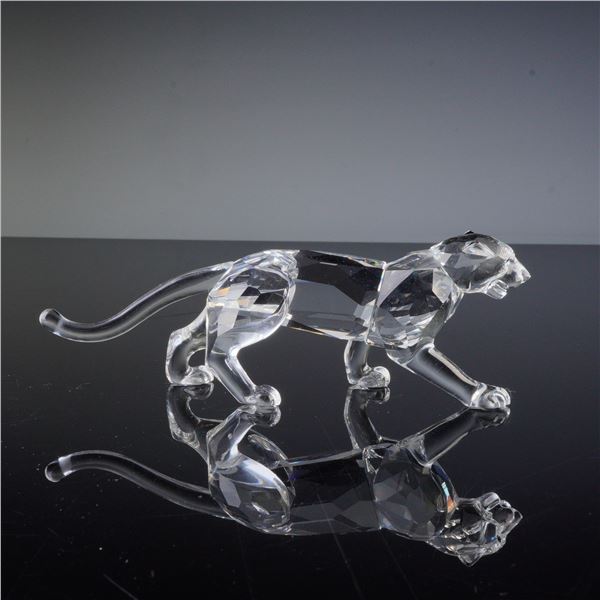 Swarovski Crystal Figurine, Leopard