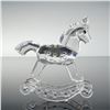 Image 1 : Swarovski Crystal Figurine, Rocking Horse, Signed