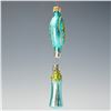 Image 3 : 6pc Christopher Radko Ornaments, Turquoise and Green Starburst Design