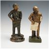 Image 1 : 2pc Spelter Newspaper Boys Sculpture, Extry!