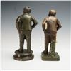 Image 2 : 2pc Spelter Newspaper Boys Sculpture, Extry!