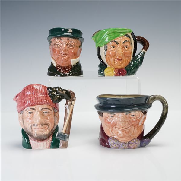 4pc Royal Doulton Small Character Jugs