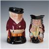Image 1 : 2pc Royal Doulton Large Toby Jugs, The Huntsman and Jolly Toby