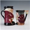 Image 2 : 2pc Royal Doulton Large Toby Jugs, The Huntsman and Jolly Toby
