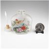 Image 4 : Reverse Painted Glass Snuff Bottle, Cat and Floral Scene