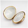 Image 5 : C D Limoges Porcelain Floral Egg Box