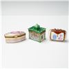 Image 1 : 3pc Limoges Porcelain Treasure Boxes
