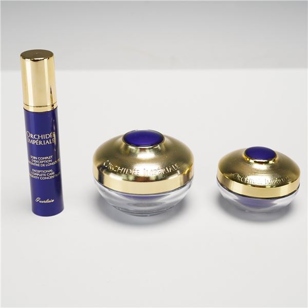 3pc Guerlain Orchidee Imperiale Skincare Set in Presentation Case