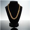 Image 2 : 2pc Italian Gold Plated and Gold Tone Link Necklaces