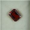 Image 2 : Deep Red Emerald Cut Gemstone