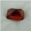 Image 3 : Deep Red Emerald Cut Gemstone