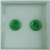 Image 1 : 2pc Color-changing Zandrite Round Gemstone Set, 3.25 CTW