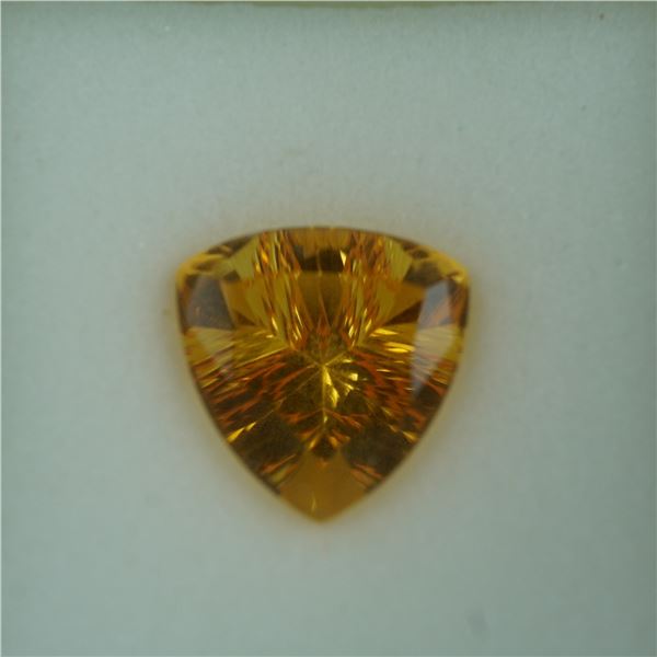 4.90 CT Citrine Trillion Cut Gemstone