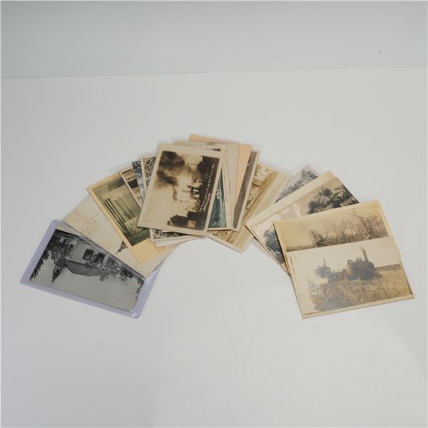 17pc United States Rural and Architectural Postcards