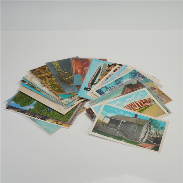 41pc United States Historic Scenic and Architectural Postcards