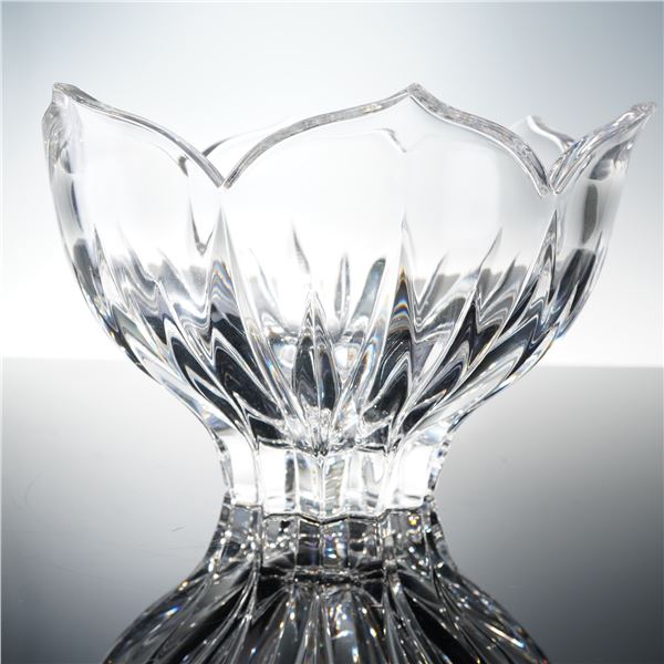 Cut Crystal Petal-Form Bowl