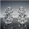 Image 3 : 4pc Orrefors Crystal Bowls, Corona