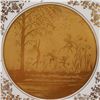 Image 3 : Gloria Fine Porcelain Acid-Etched Gold Dancing Fairies Decorative Plate