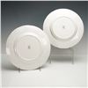 Image 3 : 2pc Royal Worcester Porcelain Cabinet Plates, Little Combeton and Elmley