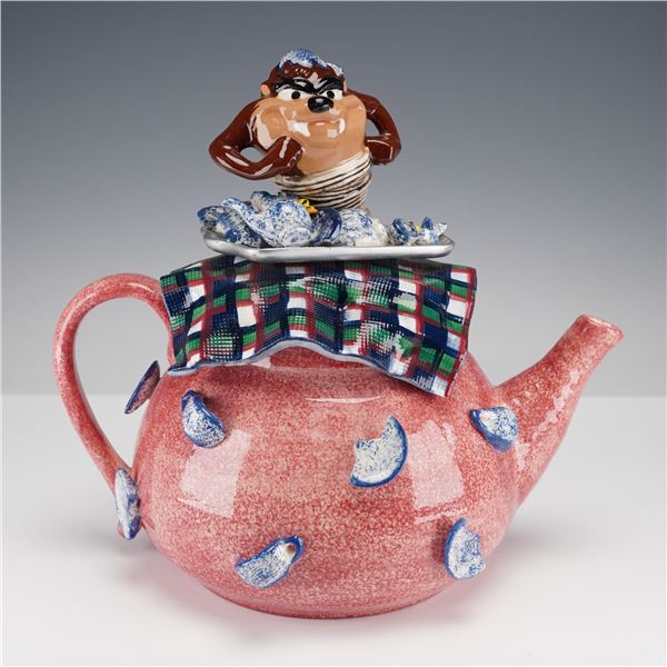 Laraine Eggleston Ceramic Warner Bros. Tasmanian Devil Teapot