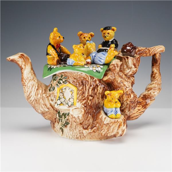 Paul Cardew Ceramic Teapot, Teddy Bears Picnic