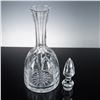 Image 2 : Crystal Decanter with Geometric Cut Design and Faceted Stopper