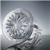Image 3 : Crystal Decanter with Geometric Cut Design and Faceted Stopper
