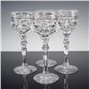 Image 1 : 4pc Clear Cut Crystal Tall Cocktail Glasses