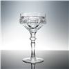 Image 2 : 6pc Clear Cut Crystal Champagne Tall Coupes