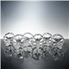 Image 6 : 6pc Clear Cut Crystal Champagne Tall Coupes