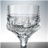 Image 4 : 6pc Clear Cut Crystal Wine Glasses