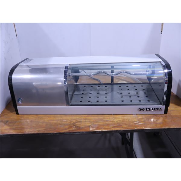 PRÉSENTOIRE DE SUSHI RÉFRIGÉRÉ YOSHIUMASA YMSC3 R/L 36"x13"x11"