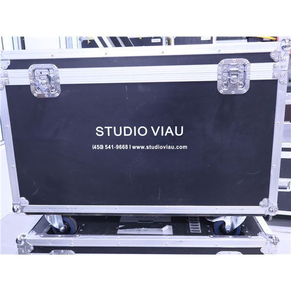 LOT: 10 x PASSES FILS (4ch 36") 20 x LINK DE PASSE FILS ROADCASE 38"x33"x27"